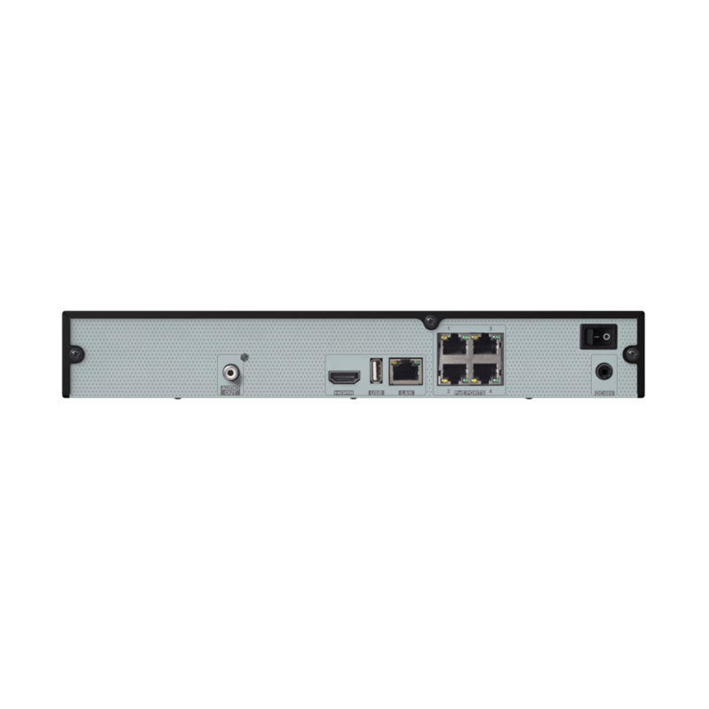 Provision 4channel NVR PoE